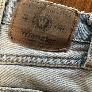 Wrangler Men's Faded Blue Authentic Jeans Y2K